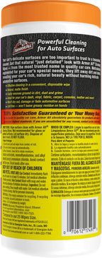 Armor All Interior Car Cleaning Wipes, Car Wipes for Dirt and Dust, 30 Count (Pack of 2)