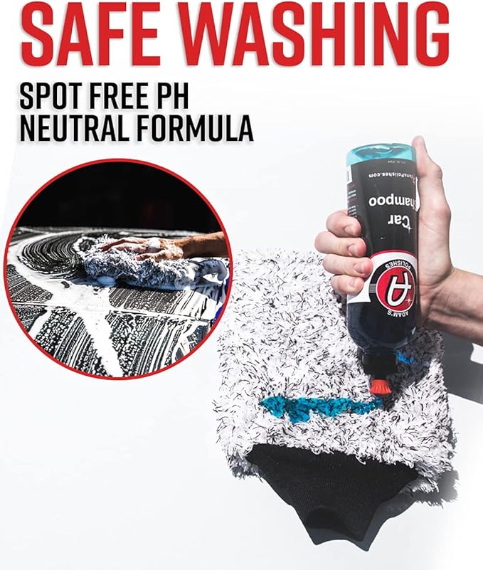 Adam's Polishes Car Shampoo Washing Bundle - pH Best Car Wash Soap For Snow Foam Cannon, Foam Gun, For Pressure Washer & 5 Gallon Wash Bucket | Powerful Safe Spot Free Car Cleaning Liquid Auto De
