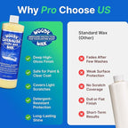 Woody Wax Carnauba Creme Wax, Professional High-Gloss Marine, RV & Aviation Wax, UV Protection for Paint & Clear Coat, Detergent Resistant Polymers, Covers Light Scratches and Removes Oxidation, 16 oz