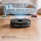 Apical Life Robot Vacuum and Mop (4000Pa) + Handheld Vacuum Cordless (16000Pa) Bundle, Smart Robotic Vacuum with Self-Charging & 150 Min Runtime + 100W Portable Vacuum for Car & Home, Pet Hair, Hardwo