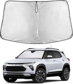 EcoNour Windshield Sunshade Compatible for Chevrolet Trailblazer 2021-2024 2025 2026, Sun Visor for Front Windshield & Window Sun Shade Cover, UV Heat Blocker & Protector, Car Accessories