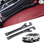 2Pcs Car Seat Gap Filler Organizer Compatible with Chevy Equinox, Soft Foam Seat Side Gap Filler with Storage Avoids Things Falling, Fill The Gap Between Seat and Console