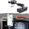 Kaishengyuan Upgraded Metal Phone Mount for Ram Truck 2019+, Dash Mount Cell Phone Holder Compatible with Dodge RAM 1500/2500/3500 & TRX, 360° Adjustable Adapter Phone Stand Fit for Most Smartphones