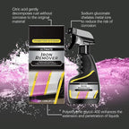 Iron Stain Cleaner, 120ml Professional Car Scratch Remover, Rust Protection Iron Dissolver, Rapid Removal of Surfaces Contaminants, for All Vehicle Paint Headlights Wheel Engine Chrome