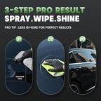 Instant Ceramic Coating Spray -Hydrophobic Nano Sealant, High Gloss Car Shine, Water-Based Safe Formula for Automotive Paint Protection