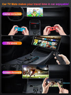 Car TV Mate 2025 Built-in Wireless CarPlay Adapter, Fire TV Stick Converter for Car Plug & Play, Stable Fast, No Latency, HDMl Multimedia Adapter with Factory Wired CarPlay and Most Streaming Devices
