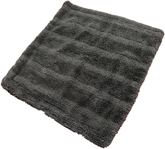 Thor The Weapon of Mass Drying (W.M.D) Premium Microfiber Drying Towel – Super Absorbent Dual-Pile Auto Detail Towel (Small 11" x 12") – Korean 1200 GSM Streak-Free Drying for Automobiles - 3 Pack