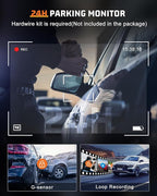 PENEMAY Dash Cam 2K Car Camera, Mini WiFi Dashcam with 32GB SD Card Dash Cam Front, Enhanced Night Vision Dashcams for Car, App Controlled Dash Camera with 24H Parking Mode, G-Sensor, Loop Recording