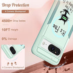 for Google Pixel 8 Case 6.2 Inch - Compatible with MagSafe Women Girls Cute Magnetic Protective Cover Cool Kawaii Girly Cat Heavy Duty Shockproof Design for Google Pixel 8 Phone Cases