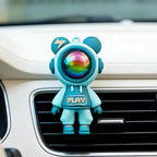 Car Air Freshener,Astronaut Vent Clip,Car Odor Eliminator,Car Air Freshener Clips (Green)