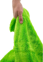 THOR GOAT 1800 Drying Towel (Green) – Premium Korean Microfiber Car Drying Towel – Ultra Plush Twist Loop Design – Super Absorbent, Lint-Free, 28x28, 1800 GSM – Professional Auto Detailing Towel
