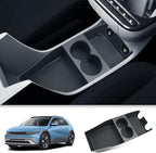 BIBIBO 2025 Ioniq 5 Center Console Tray for 2025 2026 Hyundai Ioniq 5 SE/SEL/Limited/XRT Under Console Organizer Tray Ioniq 5 2025 Under Console Insert Organizer 2025+ Ioniq 5