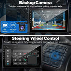 [4+64G] Android 13 Car Stereo for Jeep Compass Patriot 2010-2016 Support Wireless Carplay&Android Auto, 10.1 inch IPS Touchscreen Patriot Radio with GPS, WiFi, Bluetooth FM Radio