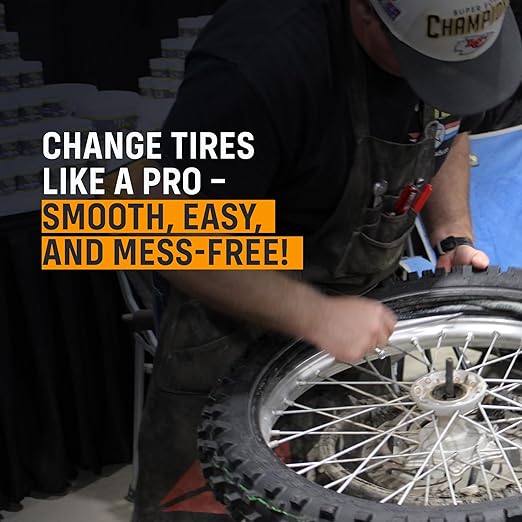 Pro Bud's Tire Mounting Paste - Peerless Lubrication Tire Mounting Lube for Quick Changing and a Secure Fit - Slip-Resistant - 0.5 oz.