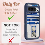 for Google Pixel 9 Case/Pixel 9 Pro Case - Compatible with MagSafe Women Cute Girls Magnetic Protective Cover Teen Boys Cool Unique Design Heavy Duty Shockproof for Pixel 9/9 Pro Phone Case