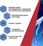 Glidecoat Marine Ceramic Coating (120ml)-Nano Ceramic Coating for Boats, Cars-Better Than Car Wax Polish and More Durable than Regular Ceramic Coating for Cars - Extremely Durable Coating (120mL)