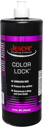 Jescar Color Lock Carnauba Wax - 32oz - High Gloss Finish, Long lasting, UV protection, Easy application on Cars, RVs, Boats, Motorcycles, Premium Carnauba Wax, Use by hand or machine
