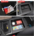 smabee Center Console Organizer Tray Compatible with 2024 2025 2026 Lexus GX 550 GX550 Accessories Armrest Storage Box ABS Insert Storage Tray Interior (Not Fit Cool Box)
