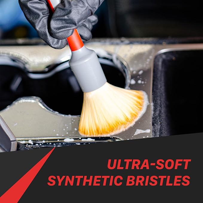 Maxshine Large #14 Universal Ultra Soft Detailing Brush – Professional Brush for Interior, Exterior, Leather Seats, Engine Bay & Wheels – Premium Car Care Detailing Tool