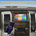 Car Radio Stereo for Dodge Ram Pickup 1500/2500(2009-2012),for Dodge Challenger&Avenger(2008-2014), Android 13.0 (4G RAM 64G ROM) Touch Screen with Wireless Carplay& Android Auto