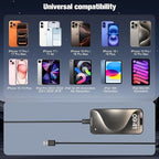 Car Carplay Cable for iPhone 17/16/15,iPhone 16/15 Plus17/16/15 Pro 17/16/15Pro Max charger ,USB A to USB C for Carplay USB C Cord, iPad USB C Cable 10th, iPad Air Car Charger Cable Cord 6FT (Black)