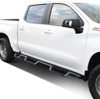 Westin 56-534685 HDX Drop Wheel to Wheel Nerf Bars fits 2019-2025 Silverado Sierra 1500 Crew Cab (5.5 Bed) (Exc 2019 Silverado LD/Sierra 1500 Limited) Textured Black Pair