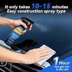 Car Coating Spray, Quick Effect Coating Agent for Car with Super Hydrophobic, Mirror-Like Shine & All-Round Protection, Premium Car Wax Spray Alternative (40.58 Fl Oz (3PCS))