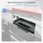 Dashboard Storage Organizer with Phone Mount Compatible with 22-26 Chevy Silverado GMC Sierra 1500 24-26 2500HD 3500HD Dash Storage Tray Replacement for 2022-2026 Chevy Silverado Accessories