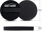 6" Car Detailing Clay Pad, Clay Bar Pad Disc for Auto Detailing, 1Pc Magic Clay Pad and 1Pc Hand Strap Applicator (6 Inch, Black)