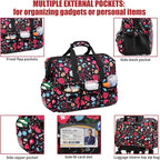 Nurse Rolling Medical Duffle Bag Work Nursing School College Student Must Have Clinical Home Health Cna Nr Gifts Carry On Bag with Wheels Doctor Emt Ems Healthcare Equipment Homecare Physician (Nurse)