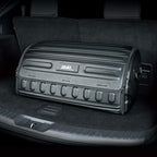 3D MAXpider Foldable Semi Hard Shell Handy Trunk Car Organizer with Top Cover, Mesh Pockets, Carry Handles (Large) (9398-09)
