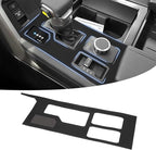 Autorder Central Control Gear Shift Panel Trim Cover for 2022 2023 2024 2025 2026 Toyota Tundra/Sequoia Accessories,Silicone Dashboard Gear Shift Cover Panel for Scratch & Dust Resistant - Black