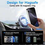 ANDERY Car Phone Holder for Magsafe [78+LBS Strongest Suction & 2400gf Strongest Magnetic] 360° Adjustable Car Phone Mount, Phone Holders for Your Car for iPhone 17-12 Pro Max Air Plus (Carbon Fiber)