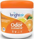 Bright Air Solid Air Freshener and Odor Eliminator, Mandarin Orange and Fresh Lemon Scent, 14 Ounces
