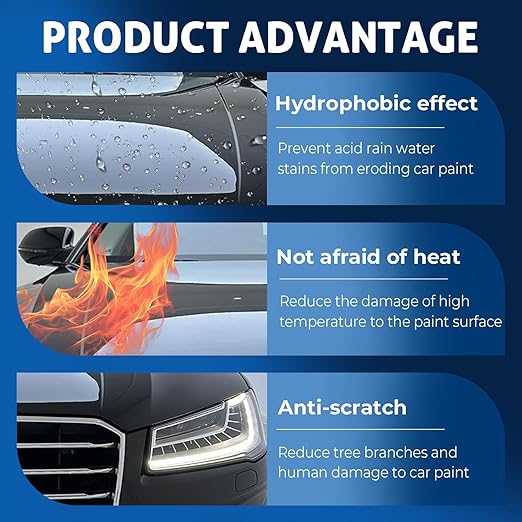 Advanced Car Quick-Acting Coating Agent Spray, 2025 New Quick Effective Coating Spray, Car Scratch Polish Spray Waterless Wash, Oil Film Emulsion Glass Cleaner (1 Set)
