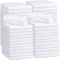 Shimeyao 30 Pcs Edgeless Microfiber Plush Towels for Cars Detailing Drying Wash Polishing Absorbent Cleaning Cloths, 500 GSM (16 x 16 Inch,White)
