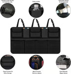 Snuopfy Car Trunk Organizer, Backseat Hanging Organizer with 9 Large Storage Bag Super Capacity -Trunk Organizer for SUV,Truck,Van -Your Space Saving Expert (9 Pocket)