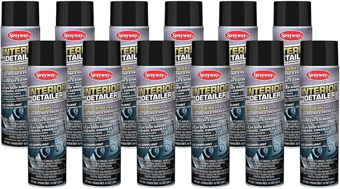 Sprayway SW780-12PK Interior Detailer, 12 oz, Pack of 12