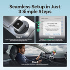 OTTOCAST 2026 Upgrade Mini Slim 3.0, 2-in-1 Wireless CarPlay & Android Auto Adapter, Plug & Play Dongle, Fast Auto-Reconnect, Dual-Band 5Ghz, for Cars with Wired CarPlay & Android auto (Silver)