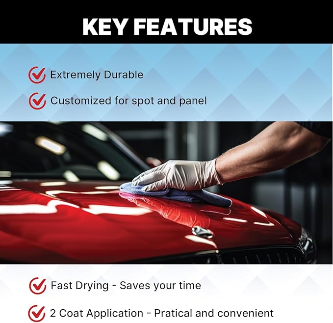 FinishX Automotive Refinishing Ultimate Clear Coat (FC1000-1 Gallon) 4:1 Kit with Medium Activator/Hardener (FH1020-1 quart)- FH1020 FH1020