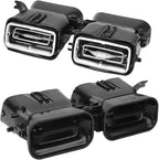 Air Vent Ambient Light, 4 Pcs 64 Color Front LED Turbine Air Vent Ambient Light Kits for GLE GLS‑Class W167 X167 2020 and Up