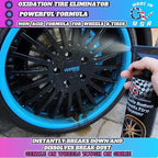 GV Automotive Products Ultimate Radiant Wheel Cleaner - Chrome Rim & Wheel Cleaner Spray – Safe, Ready To Use, Polishes, Shines & Removes Brake Dust – Professional Car Detailing Formula - 16oz