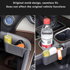 2PCS Cup Holder Storage Box for Toyota Sienna 2021-2026 Gear Shift Insert Organizer Tray Pockets Cup Groove Storage Multifunction Box(Gray)