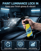 2PC Nano Quick Coat Restore Effect Coating Agent for Car Spray Automobile Acting Clear Finish Jet Dry with Dust Proof and Glazing Effects Long-Lasting Car Showroom Gloss
