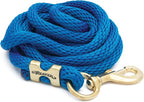 Weaver Equine Performance Lead Rope, Long Horse Lead Rope with Quick Halter Attachment, Soft Comfort Grip, Barn Horse Tack for Daily Use & Showing