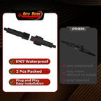 12 Pods Pure White LED Rock Lights Kit with Switch Wiring Harness,6500K 324 LEDs Bright Rock Lights for Trucks,Waterproof Underglow Light for Car Jeep Off Road ATV UTV SUV(Patented)