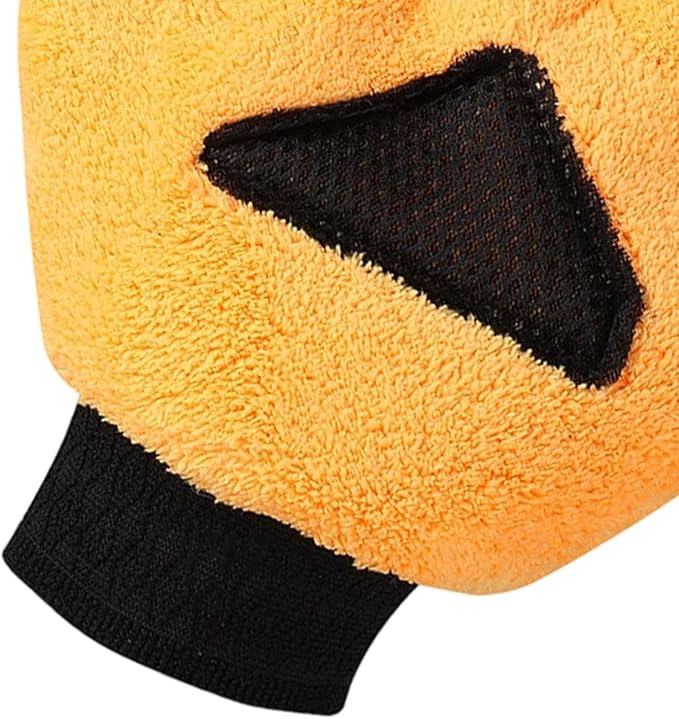 Scratch Free Car Wash Mitt, Coral Fleece Mitts, Five Finger Wash Glove Tool, Men Women Car Truck SUV, Automotive Vehicle Exterior, Home Kitchen Cleaning Supply