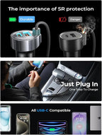 LISEN 90W for iPhone 17 16 15 Pro Max Car Charger USB C Fast Charge,Super Fast for iPhone 17 16 Car Charger USB C Adapter for iPhone 17e 16 15 Pro Max Plus Air,Samsung Galaxy S26 Ultra, Android