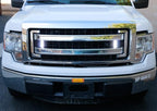 iJDMTOY Xenon White 3-Chipset High Power LED Daytime Running Light Kit Compatible with Behind The Grille or Lower Bumper Insert Area