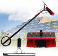 Telescopic Rod Cleaning Brush Water Fed Pole Kit Window Cleaning Pole 3-11m Water Fed Telescopic Brush Angle Adjustable Band Scraper for Photovoltaic Panel Cleaning Trucks,5.4M/18FT ( 10.80M/36FT)